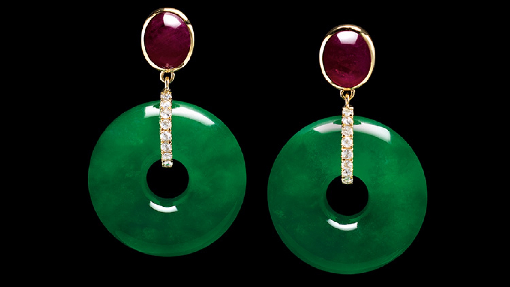 翡翠耳環