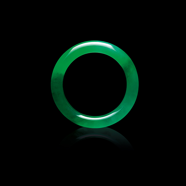 玻璃種滿綠翡翠手鐲